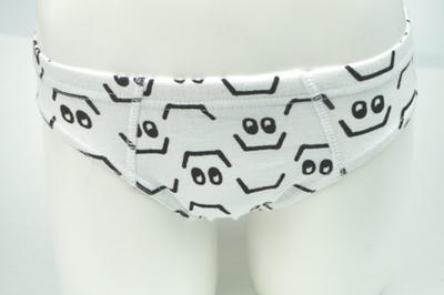 Boy's Combed Cotton with Allover Water Smiley print Briefs