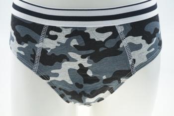 Boy's Combed Camouflage Cotton with Allover Water print Briefs