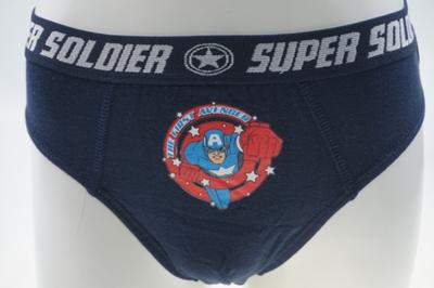 Boy's Combed Cotton with Rubber Super hero print Briefs