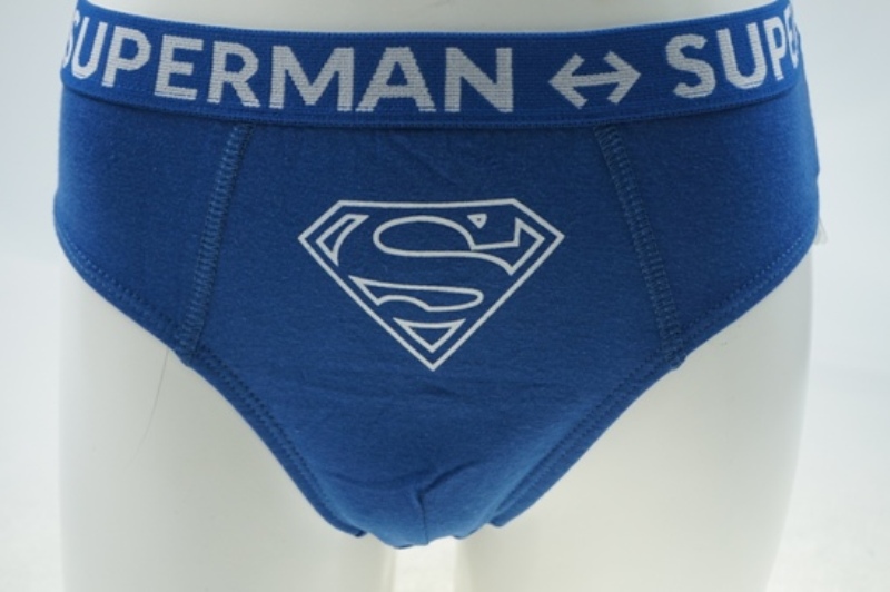 Boy's Combed Cotton with Rubber Superman print Briefs