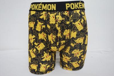 Boy's Polyester Elastine with Disperse Pikachu print Boxers