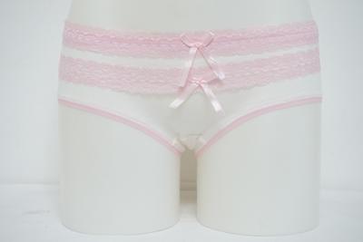 Women's Combed Cotton Elastine with Lace Solid Briefs