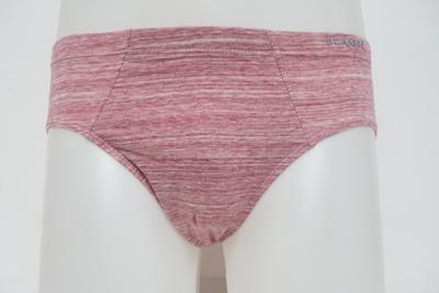Men's Combed Pink Stripes Cotton Elastine Briefs