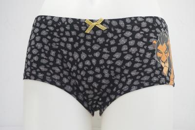 Beautiful Women's Combed Cotton Elastine with Reactive  print Brief