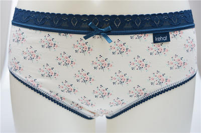 Beautiful Women's Combed Cotton Elastane with Allover Print Briefs