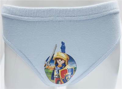 Beautiful Boy's Combed Cotton Elastane with Photo Print Briefs