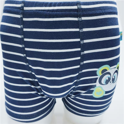 Cool Boy's Combed Cotton Elastane with Stripe Print Boxers