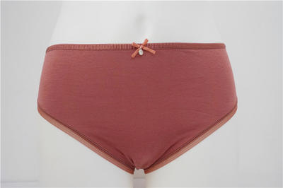 High Quality Women's Combed Cotton Elastane Solid Briefs