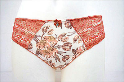 Beautiful Women's Combed Cotton Elastane with Allover Flower print Briefs