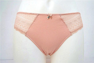 Fitting Women's Combed Cotton Elastane Solid Color Briefs