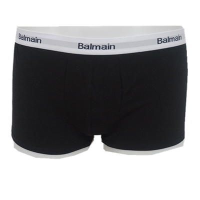 Fitting Men's Combed Cotton Elastane with Jacquard Waistband Solid Boxers