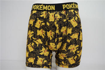 Beautiful Men's Polyester Elastane with Allover Pikachu Print Boxers