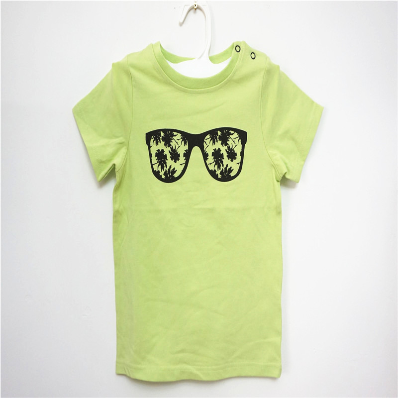 Boy's Combed Cotton Elastine with Rubber Print  Short Sleeve T- shirt