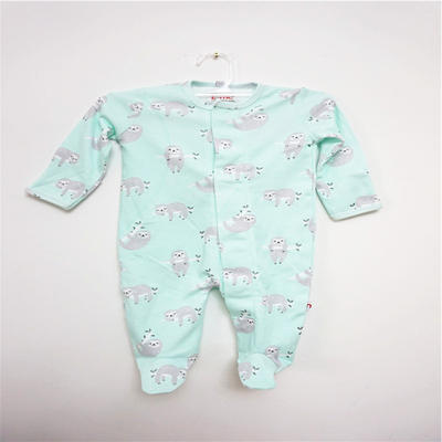 Cute Baby's Combed Cotton Interlock with Water print All over Rompers