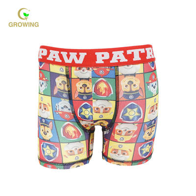 Boy's Polyester Elastine with  Sublimation printing Boxers