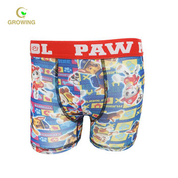 Wholesale Boy's Polyester Elastine Boxers