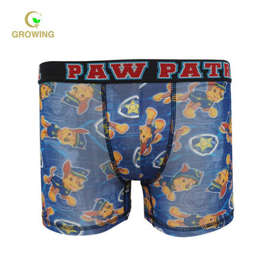 Boy's Polyester Elastine with Sublimation puppy print Boxers