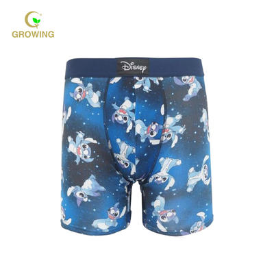 Men's Polyester Elastine with Sublimation print Boxer